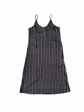 NWT-Hayden Los Angeles Striped Black Midi Slip Dress- Size Medium